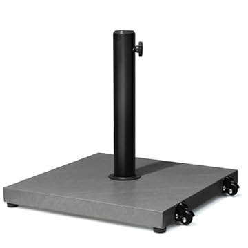 concrete outdoor umbrella stand
