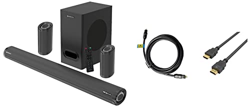 Image of ZEBRONICS Zeb-Juke BAR 9500WS PRO Dolby 5.1 soundbar with Wireless Satellites, Dolby Audio, 525 Watt