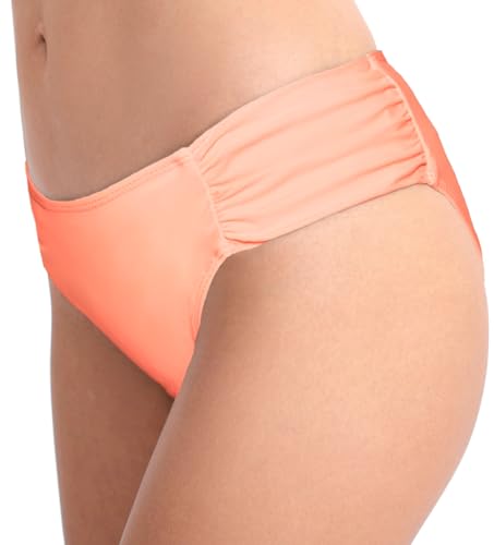 Image of Women's Bathing Suit Bottoms Full Coverage Ruched Bikini Tankini Bottom Swimsuit Brief
