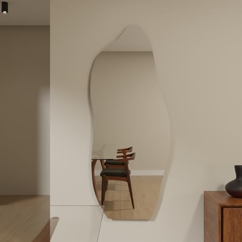 Espelho Grande Corpo Inteiro 170x70 Orgânico Luxo Decoração Quart...