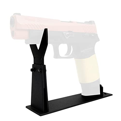 Fowybe Sighting Rest, Five Height Adjustable Display Cases For Collectibles, Bench And Stand For Shot, Handguns Accessories, Airguns Stand Display, And Cleaning