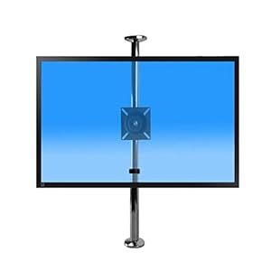 YZYSHA Grad rotierender Rahmenständer, TV-Halterung, rotierende Trennwandwand-Rack-TV-Schrank rotierende Basis Max Vesa 100x100 mm für 14-28 Zoll Bildschirm (66-82 cm)