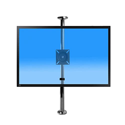 Support TV pivotant 360 degrés pour écran de 14 à 28 pouces et base de meuble rotative