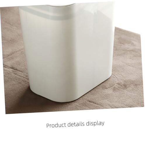 Caneca de basura rectangular con compartimentos duales miniatura 4