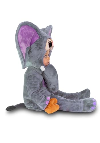 Disfraz infantil de elefante Finnick Zootopia para bebé miniatura 5
