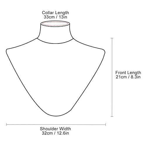 kilofly 3pc Women's Faux Turtleneck Half Top Mock Blouse Dickey Collar Value Set4