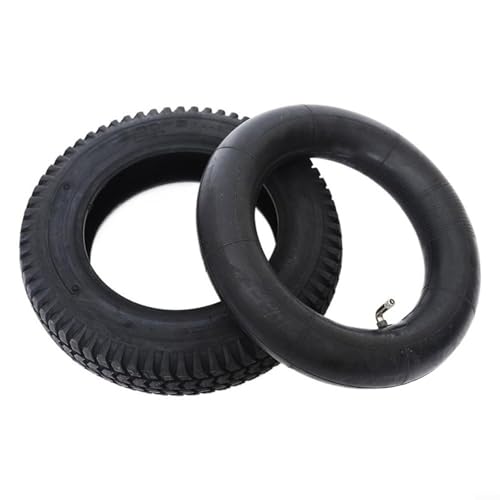 BlesConi Pneu et chambre à air pour scooter 3.00-8, pneu en caoutchouc haute adhérence avec design résistant à l'usure pour véhicules électriques et chariots