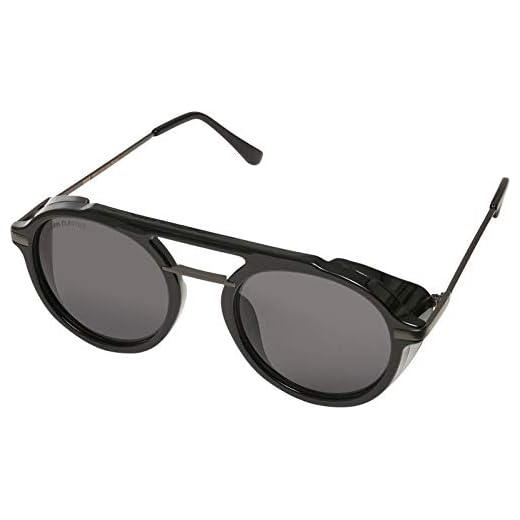 Urban Classics Gafas de Sol Java, Negro/plomizo, Talla única Unisex Adulto