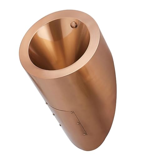 自動センサー付き高効率壁掛け式ステンレス製小便器 - 商業用公共トイレに最適 衛生性を高めるタッチレス洗浄設計