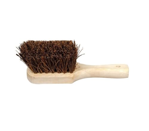 Soro Essentials- 8” Wok Pot Brush with Palmyra Bristles and Wooden Handle- Wok Brush Kitchen Cleaning Brush Pot Scraper Scrubber Pan Brush Great for Cleaning Skillet Grill - Thumbnail 4