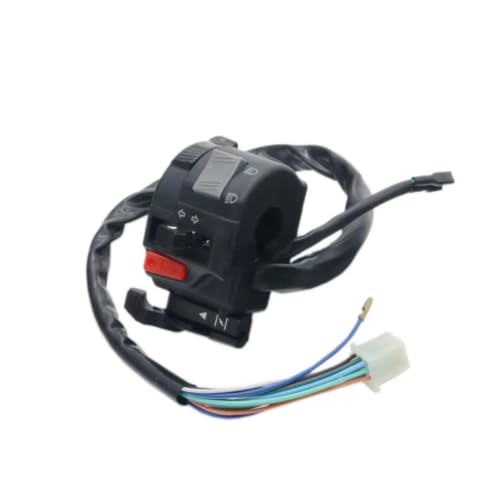 Interrupteur de guidon moto 22mm universel pour phare et clignotant