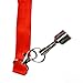 petanques Bocce Balls Picker Set, Portable Convenient Ergonomic Secure Magnet, Red Bocce Balls Picker, Ball Retriever Comes with Printed Neck Strap to Prevent Loss.