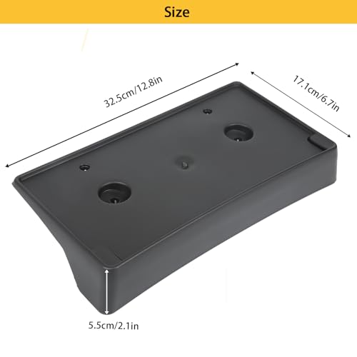 OKPARZ Front Bumper License Plate Frame Bracket Holder Compatible for Dodge Ram 1500 2019 2020 2021 2022 2023 2024 68274215AE CH1068151