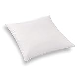 WASCHBAR: Das Feder- und Daunenkissen überzeugt durch seine pflegeleichten Eigenschaften. Es ist waschbar bis 40 °C und außerdem trocknergeeignet.