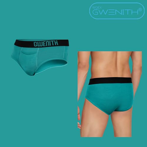 Image of Premium Underwear for Men Briefs Innerwear with 6 Months Stitching Warranty Supportive Contour Pouch Functional Horizontal Fly & Anti Bacterial (Pack of 1)