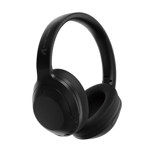 ATTACK SHARK G300 Active Noise Cancelling Wireless Headphones, Ultra Light Foldable Over-Ear Wired/Bluetooth Headset, 20H Playtime, Built-in Mic Hands Free Talking for Travel, Office, Home -Black ATTACK SHARK G300 Active Noise Cancelling Wireless Headphones, Ultra Light Foldable Over-Ear Wired/Bluetooth Headset, 20H Playtime, Built-in Mic Hands Free Talking for Travel, Office, Home -Black