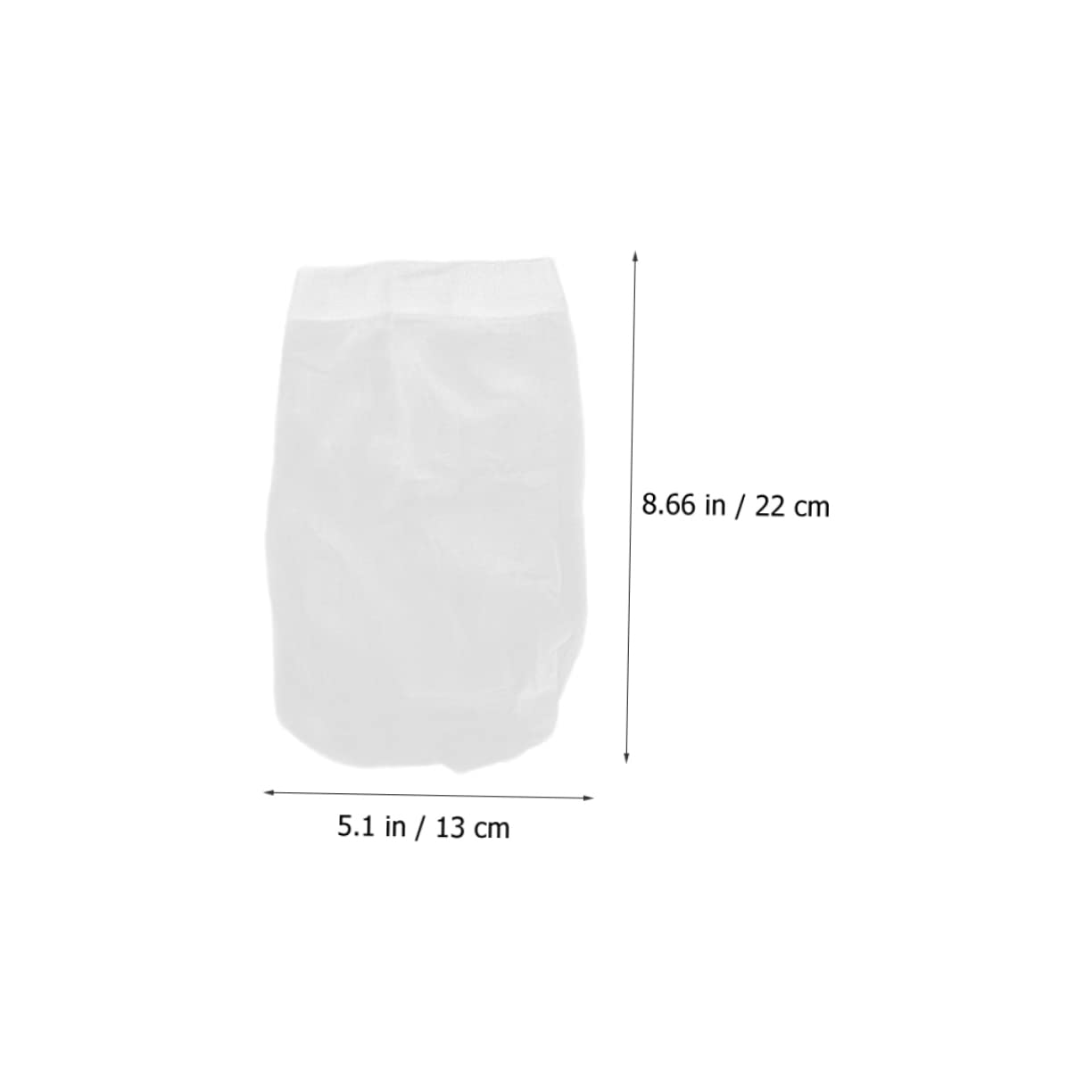 GALPADA 60 Piezas Bolsa De Calcetín De Malla De Filtro De Piscina Calcetines De Filtro De Piscina Calcetín De Filtro Acuario Estante Para Basura Malla De Nylon Superfina Elástica Fuerte