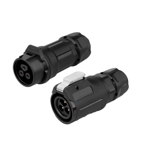 Conector LP16 IP68 estanco de 3 pines con terminales de soldadura macho hembra