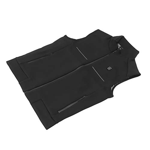Tissu chauffant électrique ajustable Dioche veste thermique USB 3 niveaux de chaleur XL