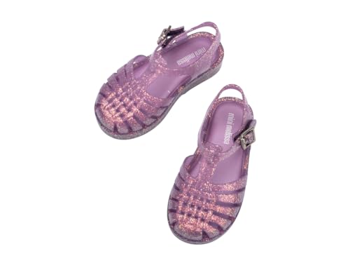 Image of mini melissa Possession Jelly Fisherman Sandal for Toddler and Kids | Iconic Fisherman Jelly Sandal for Toddlers & Girls, Adjustable Buckle, Waterproof, Bubblegum Scent, Play & Dress Shoes