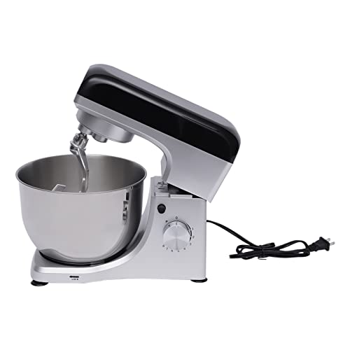 48-QT-Commercial-Electric-Stainless-Steel-Tilt-Head-Stand-Food-Mixer-Heavy-Duty-8-Speed-1000W-Motor-Bread-Dough-Mixer-with-Dough-HookSplash-Proof-Cover-for-CakeBreadPizza-Making