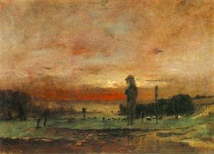 Peinture à l'huile Grazing Cows 1882 pour sublimer la décoration de votre salon