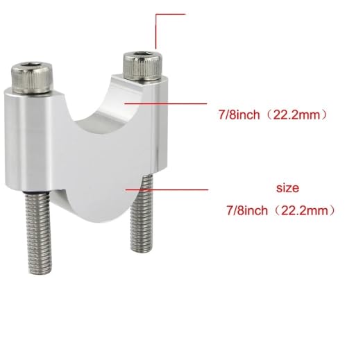 Abrazadera elevadora manillar 22 mm para CB600F Hornet y CB500F 5