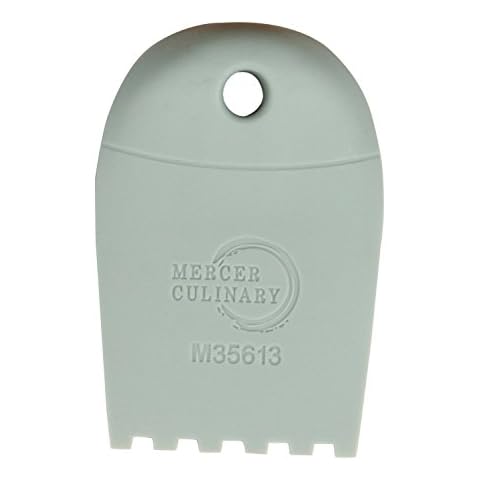 Mercer Culinary Silicone Square Notch Plating Wedge, 5mm, Multi-Colour Cover