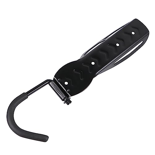 JOINPAYA Scooter Wall Mount Rack Heavy Duty Bike Storage Hook for Vertical Wall Hanging Space Saving Design Scratch Finish Easy Installation Supports Up to Black