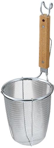 スリースノー ラーメン専用 パワーてぼ 深型 18-8ステンレス 業務用 ラーメン 湯切りざる 燕三条 日本製 Three Snow 新越ワークス 10127