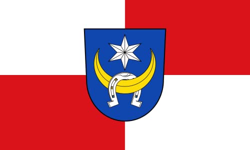 Drapeau de Gundernhausen grand format pour décoration extérieure et intérieure
