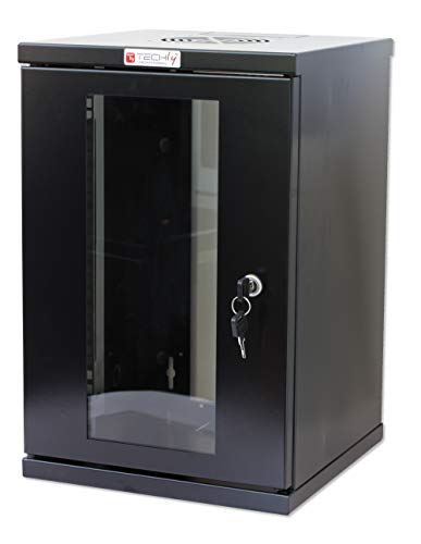 Professional 026609 Armadio Rack 10 a Muro 9 unità nero