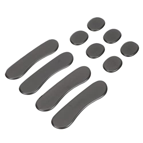 Toddmomy 10Pcs Drum Mute Pad Black Drum Silencers Dampening Pads for Enhanced Sound Control for Beginners and Professionals