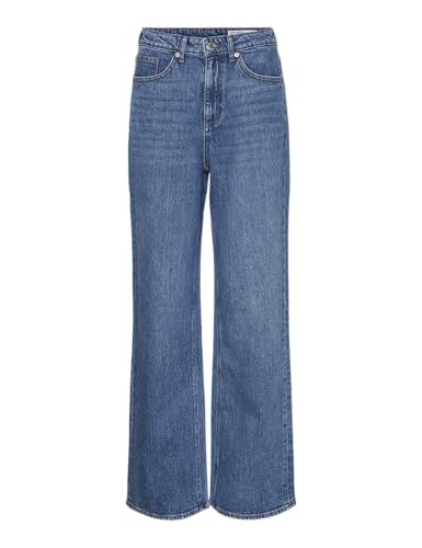 VERO MODA CURVE Vmctessa Hr Wide J Ra380 Ga Cur Noos – plus size, Mellanblå denim, 50W / 32L
