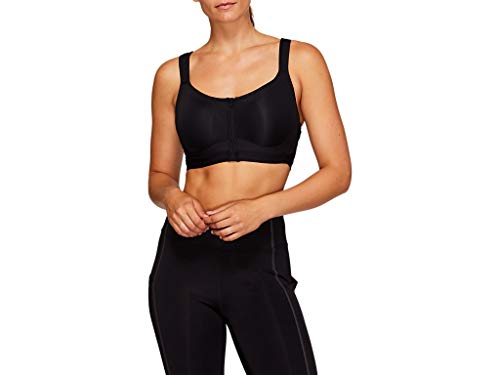 Preisvergleich Produktbild ASICS Damen Lock Reißverschluss BH, Damen, Performance Black, Large