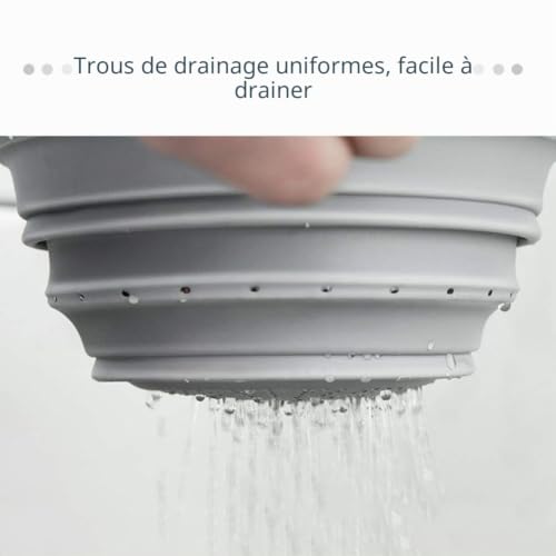 Planche à découper pour évier et passoire universelle : la solution pour petits espaces - 7