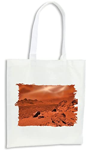 Pack con 4 Bolsas Paisaje Marciano Marte Extraterrestre Alien Compra Cocina Adorno.