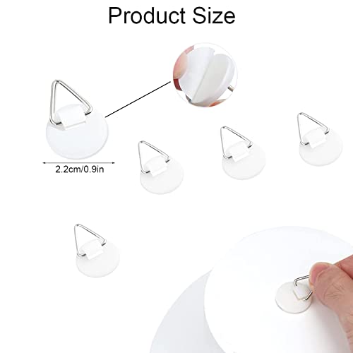 30 Pezzi Appendi Piatti da Parete, Ganci Adesivi