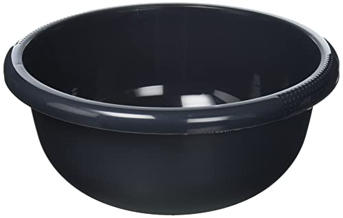 CURVER 228035 - Barreño Redondo, 6,3 l, plástico (32 x 32 x 14 cm), Color Gris