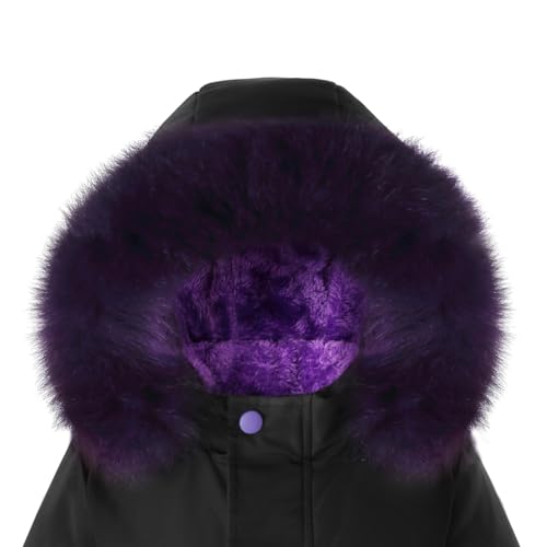 Girl Winter Coats Heavyweight Hooded Puffer Jacket Kid Parka Fleece Snow Outwear3