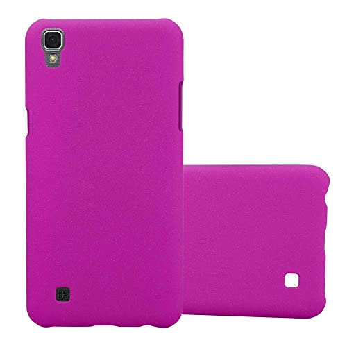 Cadorabo Funda para LG X Power en Frosty Rosa - Cubierta Protección de Plástico Duro Super Delgada e Inflexible con Antichoque - Case Cover Carcasa Protectora Ligera