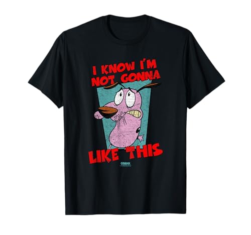 Courage The Cowardly Dog Not Gonna Like T-Shirt Small