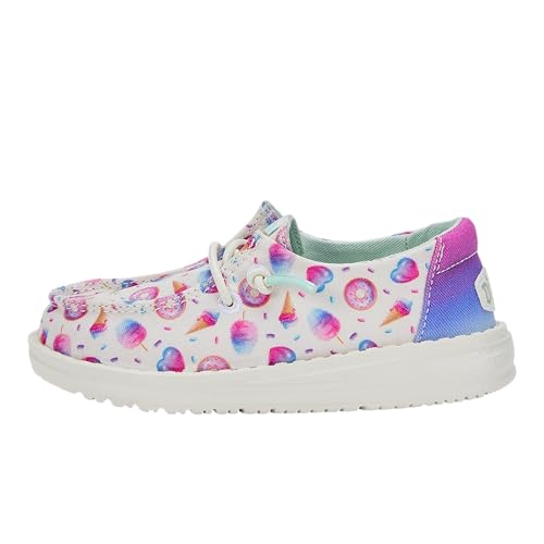 Image of HEYDUDE Girl's Wendy Pattern Kids Loafer Multi