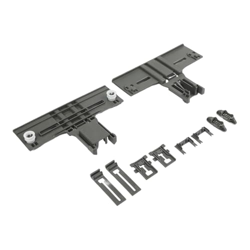Lapiglo Kit de ajuste de estante superior para lavavajillas W10350376 mejorado con cierres de clip de brazo y clips de tope de funcionamiento suave