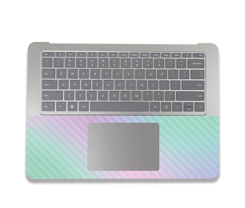 Image of MightySkins Carbon Fiber Skin Compatible With Microsoft Surface Laptop Studio 2 (2023) Full Wrap Kit - Cotton Candy | Protective, Durable Textured Carbon Fiber Finish | Easy To Apply | Made in the USA