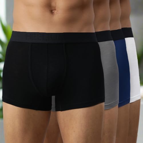 Image of HEELIUM Bamboo Underwear Trunk for Men | 3X Softer Than Cotton & Odour Free | Stretchy Fabric & Durable Waistband