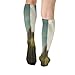FekiLoot There Is Grass Below Compression Socks Cozy Soft Support Socks Fashion Breathable Knee High Tube Socks for Adult