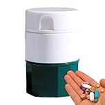 Macinino 4 in 1 per polverizzatore, in PP, per tablet, prestazioni migliorate, piccola scatola per medicinali, tagliapillole, tagliapillole, per tablet, piccole pillole, anziani, bambini