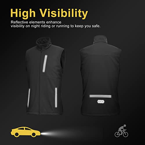 33,000Ft Men'S Windproof Lightweight Golf Vest Outerwear With Pockets thumb #4