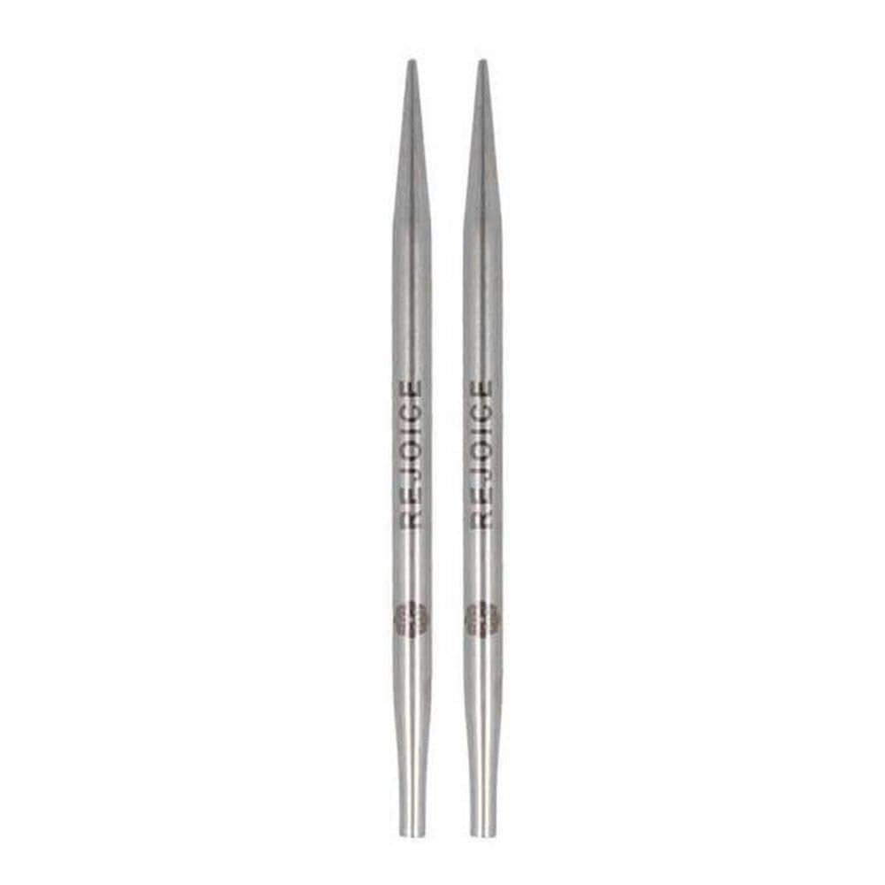 KnitPro The Mindful Collection Interchangeable Circular Needles 4" (10cm), Silver, Needle - 4.50mm